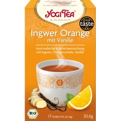 YOGI TEA Ingwer Orange+Vanille Bio Filterbeutel