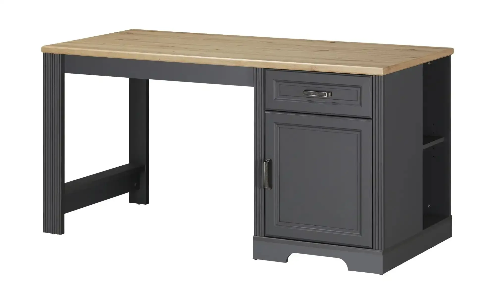 Schreibtisch   ¦ schwarz ¦ Maße (cm): B: 150 H: 76 T: 70.0