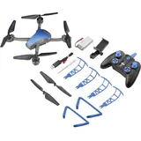 Reely Marathon Quadrocopter RtF Einsteiger, Kameraflug Blau (metallic)