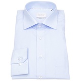 Eterna Hemd Comfort Fit Original Shirt in hellblau unifarben, hellblau, 45