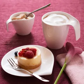 Villeroy & Boch Flow Kaffeetasse 0,2 l Weiß 6 St.