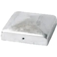 Pfostenkappe "Pyramide", Stahl verzinkt, für 90x90 mm Pfosten