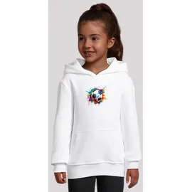 F4NT4STIC Hoodie Fußball Bunt Splash in weiß | Gr.: 158/164
