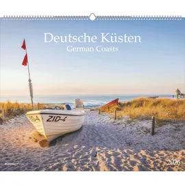 ALPHA EDITION GmbH & Co. KG Deutsche Küsten 2026 - Bildkalender XXL 60x50 cm - hochwertiger Wandkalender im Querformat - Landschaftskalender - Wandplaner