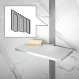 Hüppe Select+ Verbindungsprofil für EasyStyle Wandverkleidung, ES0208087,