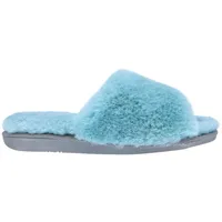 Vanuba - Damen Hausschuhe Lammfell Schafwolle D010 Turquoise, Größe 36 EU - 36