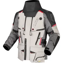 LS2 Apollo Jacke - Grey / Black / Red - XL