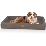 Knuffelwuff Tierbett Hundebett Austin, Orthopädisch braun 125 cm x 155 cm