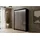 altdecor Kleiderschrank 120 x 215 x 61 cm Schwarz/Grau