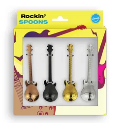 Winkee Kaffeelöffel Set Gitarren 4-tlg.