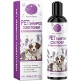 jamgeery Haustier-Shampoo-Conditioner, Haustier-Shampoo für Hunde | 100 ml Lavendel natürliches Hundeshampoo,Empfindliche Haut desodorierendes Haustierzubehör, feuchtigkeitsspendendes, pflanzliches