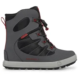 Merrell Winterstiefel Snow Bank 4.0 WTRPF (wasserdicht, warm) grau/schwarz/rot Jungen