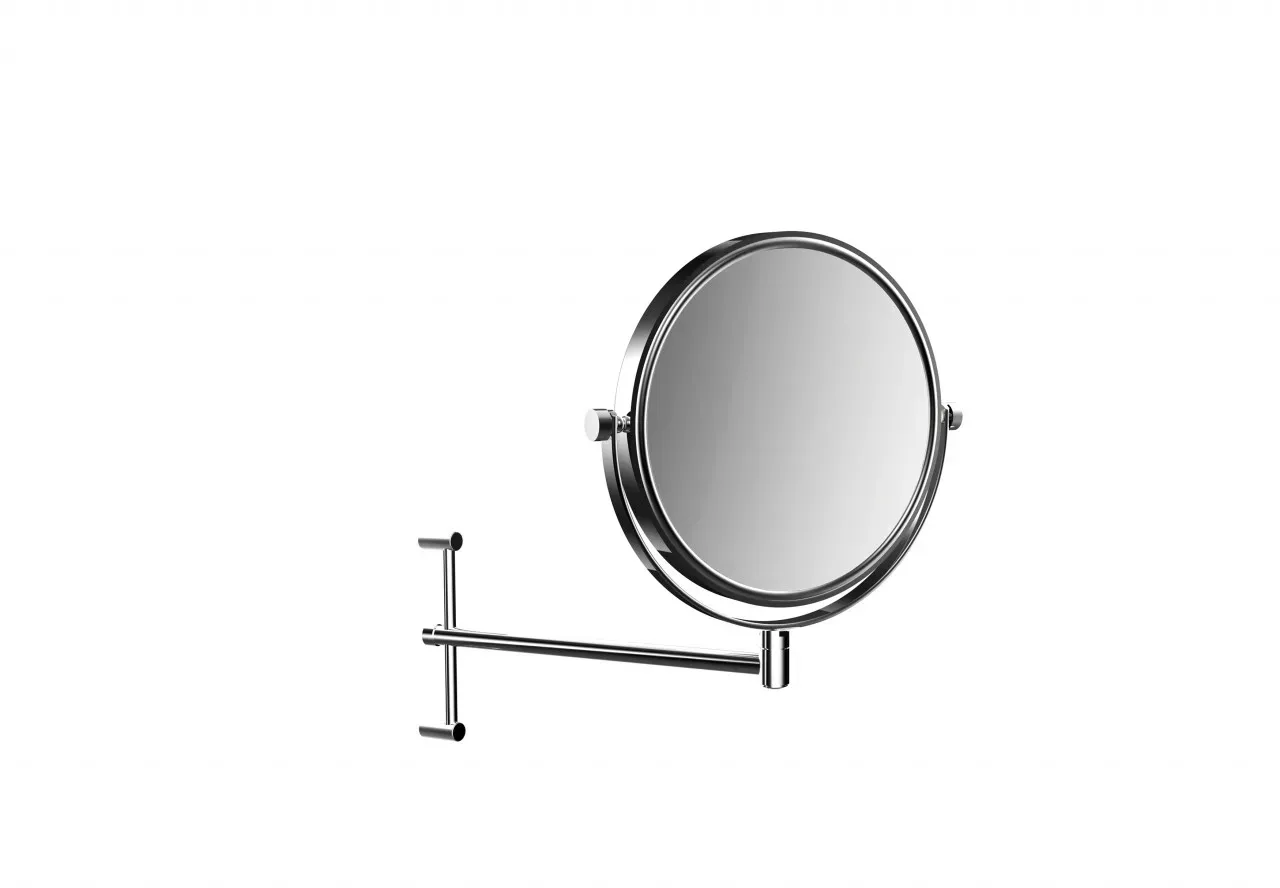 Frasco Wandspiegel chrom, 1armig, 3/1fach, rund, 830985100 830985100