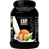 LSP Premium Whey Eiweiß (1.800g) Protein Vanille Toffee Made in Germany Pulver, 1 er Packung, Dose à 1,00 St., Aus Weidenmilch hergestellt, reich an BCAAs