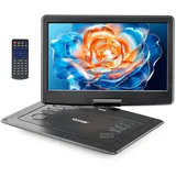 Vevor Tragbarer DVD-Player mit 396 mm HD-Drehbildschirm 4,5-5 Stunden Laufzeit