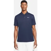 Nike Court Dri-FIT Tennis-Poloshirt Herren Obsidian/White M