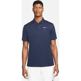 Nike Court Dri-FIT Tennis-Poloshirt Herren Obsidian/White M