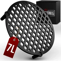 gusskönig Dutch Oven Stapelrost Ø 22 cm Gusseisen schwarz