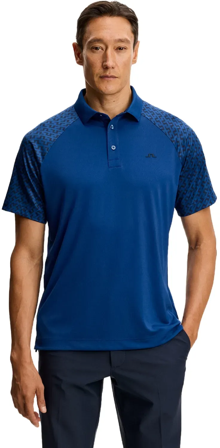 J. LINDEBERG Polo Tucker, dunkelblau