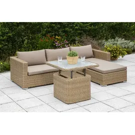 Merxx Gartenlounge-Set 2-tlg. Beige