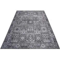 Teppich WECON HOME "Fresh Bachtiar", grau, B:240cm H:6mm L:290cm, Baumwolle, Kunstfaser, Teppiche, Wohnzimmer