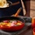 Le Creuset Signature Sautépfanne 28 cm ofenrot mit Holzgriff