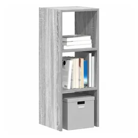 vidaXL Bücherregal Stapelbar 30 x 30 x 80 cm Grau
