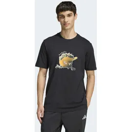 adidas Snack POPCORN T-Shirt schwarz, L