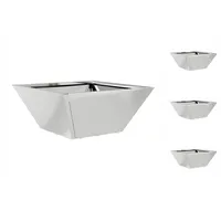 VidaXL Metallpflanzgefäß Verzinkter Stahl 35 x 35 x 15