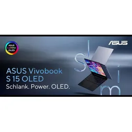 Asus Vivobook S 15 OLED Intel Core Ultra 7 155H 16 GB RAM 1 TB SSD ohne Betriebssystem