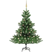 vidaXL Künstlicher Weihnachtsbaum Nordmann Grün 150 cm