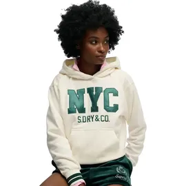 Superdry Kapuzensweatshirt COUNTRY CLUB VARSITY HOOD Beige M