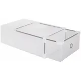 Schuhkarton Aufbewahrungsbox Stapelbox Schuhbox Schuhaufbewahrung Transparent