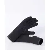 Rip Curl 2023 Flashbomb 3/2 mm 5 Finger Glove WGL1CF - Schwarz Glove Size - S