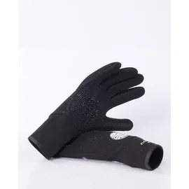 Rip Curl 2023 Flashbomb 3/2 mm 5 Finger Glove WGL1CF - Schwarz Glove Size - S