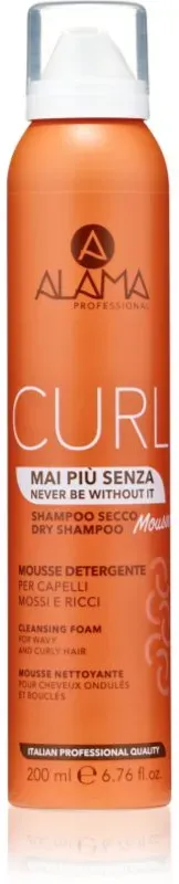 Alama Professional Curl Dry Shampoo Mousse Trockenshampoo für welliges und lockiges Haar 200 ml