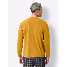Sieh an! Schlafanzug-Shirt Gelb 48/50
