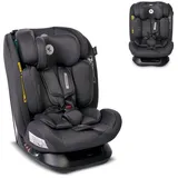 Lorelli Kindersitz Scorpius i-Size, (40-150cm) verstellbar 5-Punkt-Gurt bis 36 kg schwarz