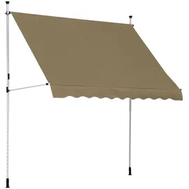 Trendline Balkonmarkise 250 x 130 cm Beige