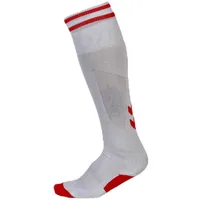 hummel Element Stutzenstrümpfe Weiß/Rot 39-42
