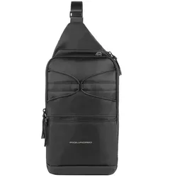 Piquadro Otello Crossovertasche 42 cm - Black