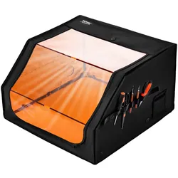 VEVOR Lasergravierer Gehäuse 800x800x500mm Feuerfeste Schutzhülle Laser Gehäuse