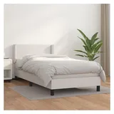 vidaXL Boxspringbett 200 x 200 cm Weiß