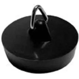 SANITOP-WINGENROTH Ventilstopfen Gummi 40,5 mm Schwarz