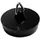 SANITOP-WINGENROTH Ventilstopfen Gummi 40,5 mm Schwarz