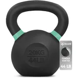 Yes4All XUT6 Pulverbeschichtetes Kettlebell aus Gusseisen, 20 kg