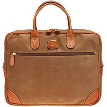 BRIC'S Life Notebooktasche camel Laptopfach