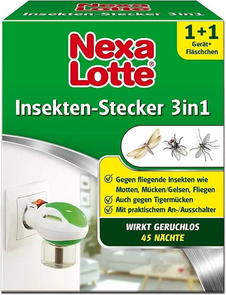 Celaflor Insektenfalle Nexa Lotte Insekten-Stecker 3in1 Stück