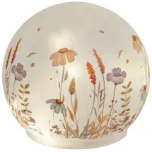Formano LED Dekolicht Kugel Wiesenblumen 12cm 15cm, LED fest integriert