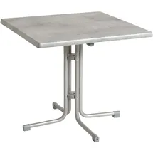 ACAMP Piazza Gartentisch 70 x 70 x 72 cm Hellgrau